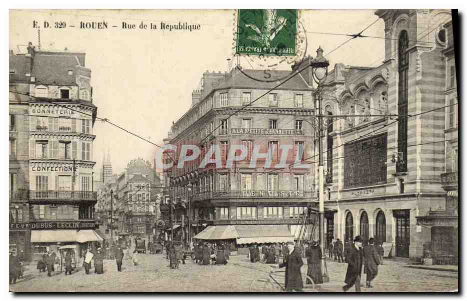 CPA Rouen Rue de la Republique 