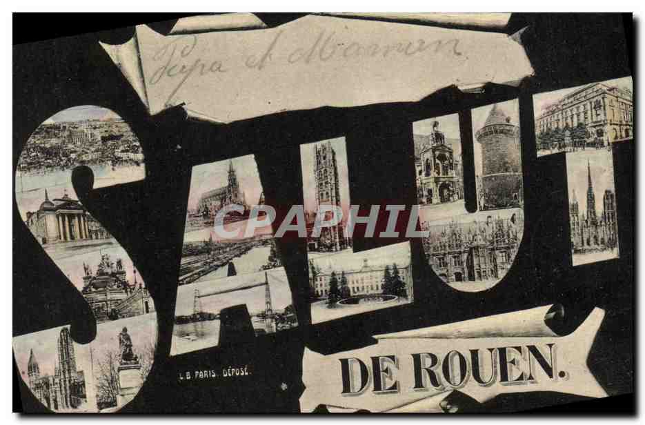 CPA Salut de Rouen