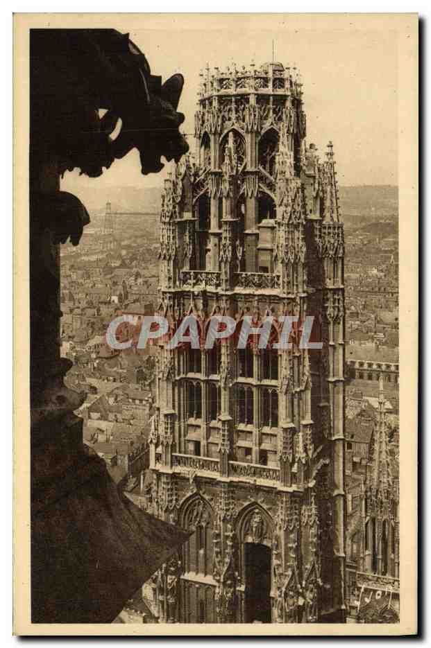 CPA Rouen La Tour du Beurre 