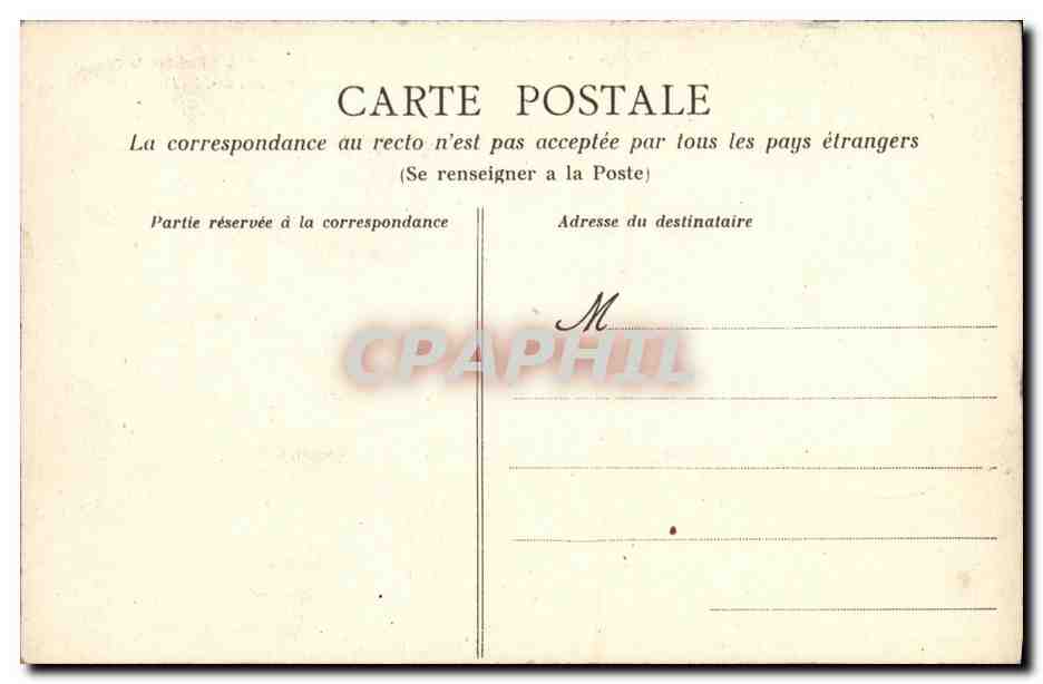 CPA Rouen Cathedrale Portail des libraires Medaillon — Verso