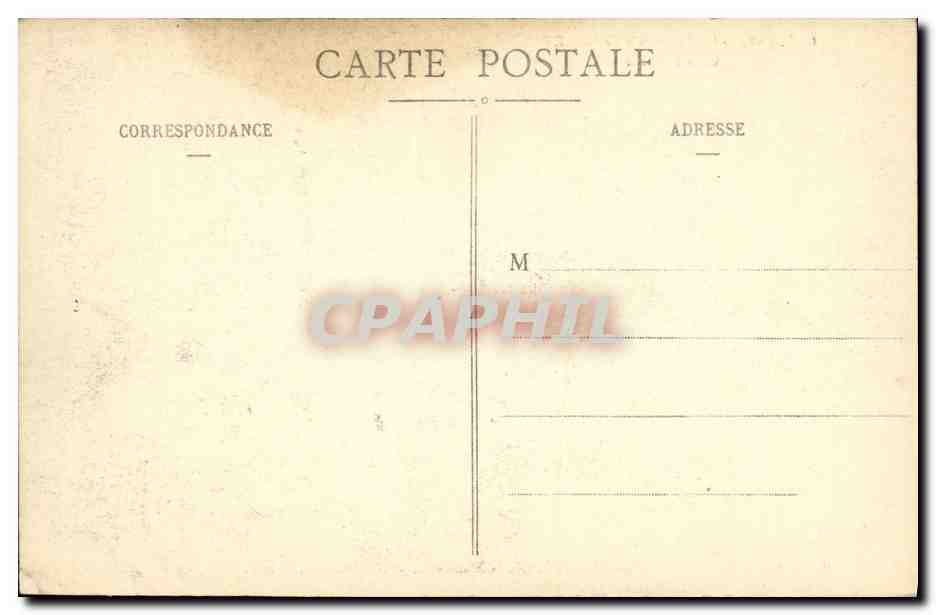 CPA La Cathedrale de Rouen Cour d Albane — Verso