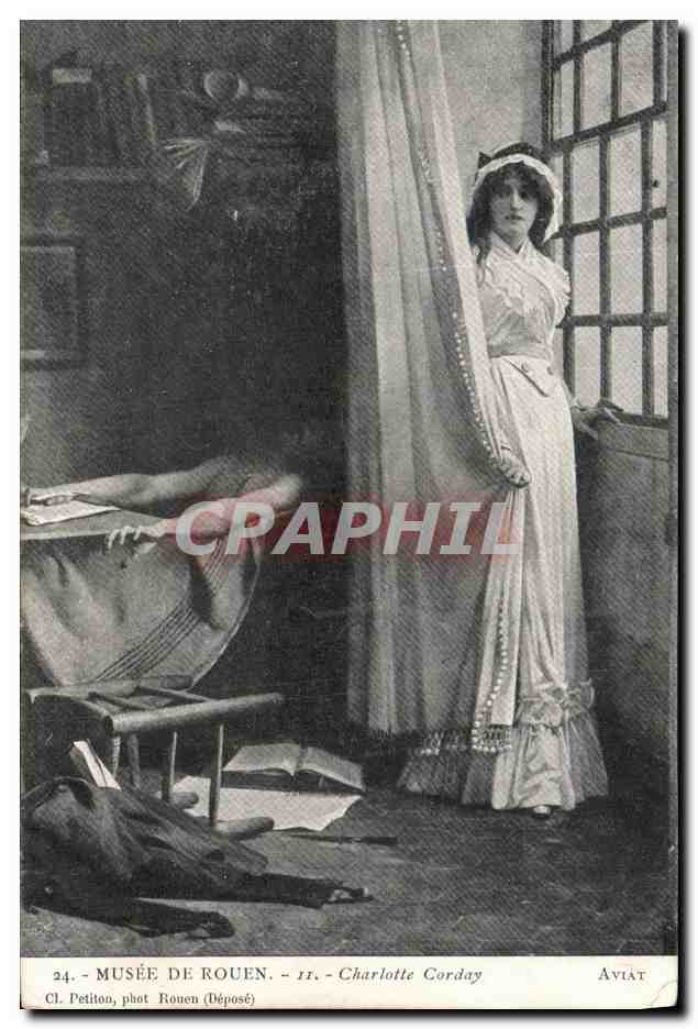 CPA Musee du Rouen Charlotte Corday