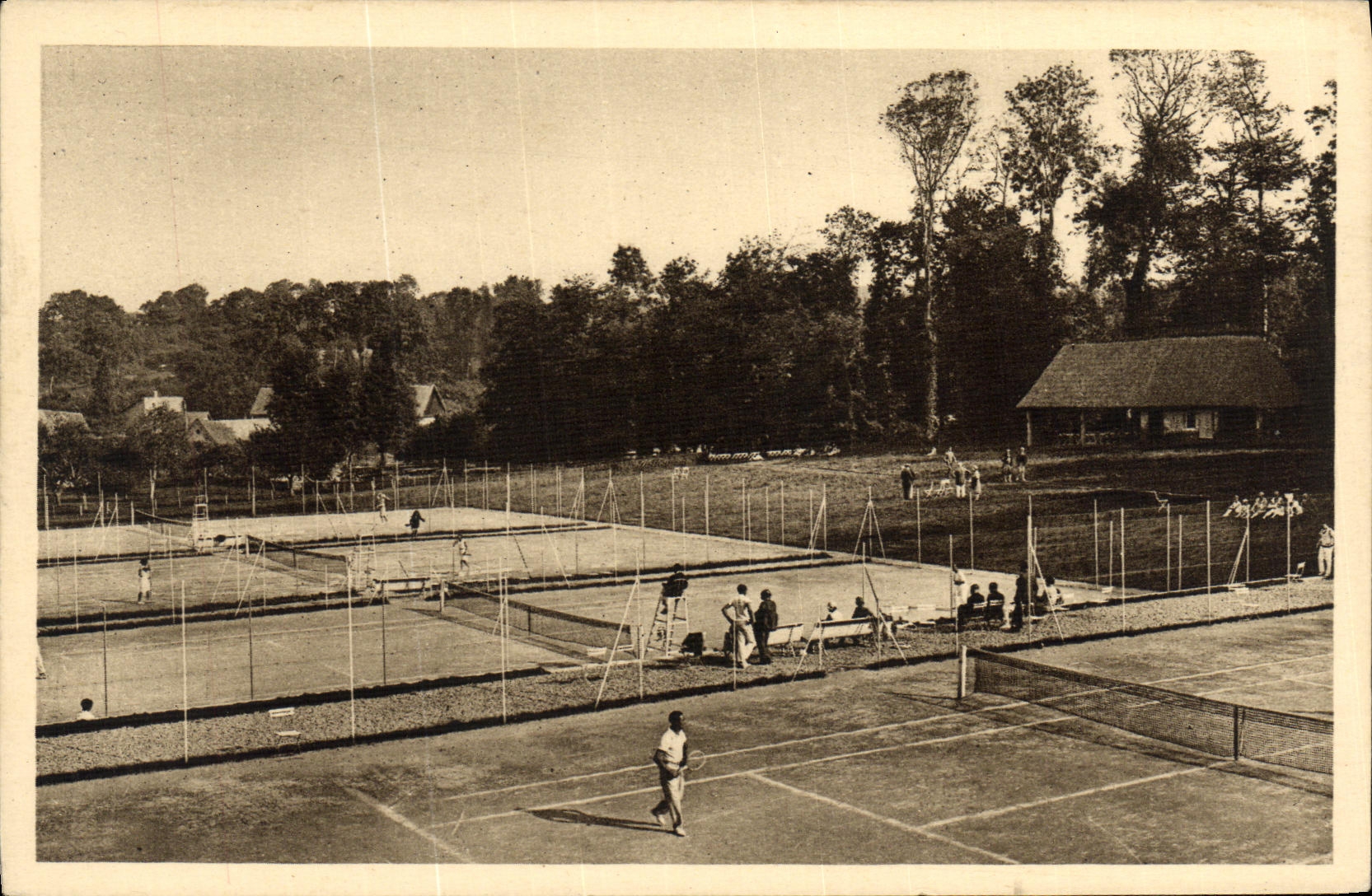 CPA Saint Valery en Caux Stade Valeriquais Les Courts de Tennis 