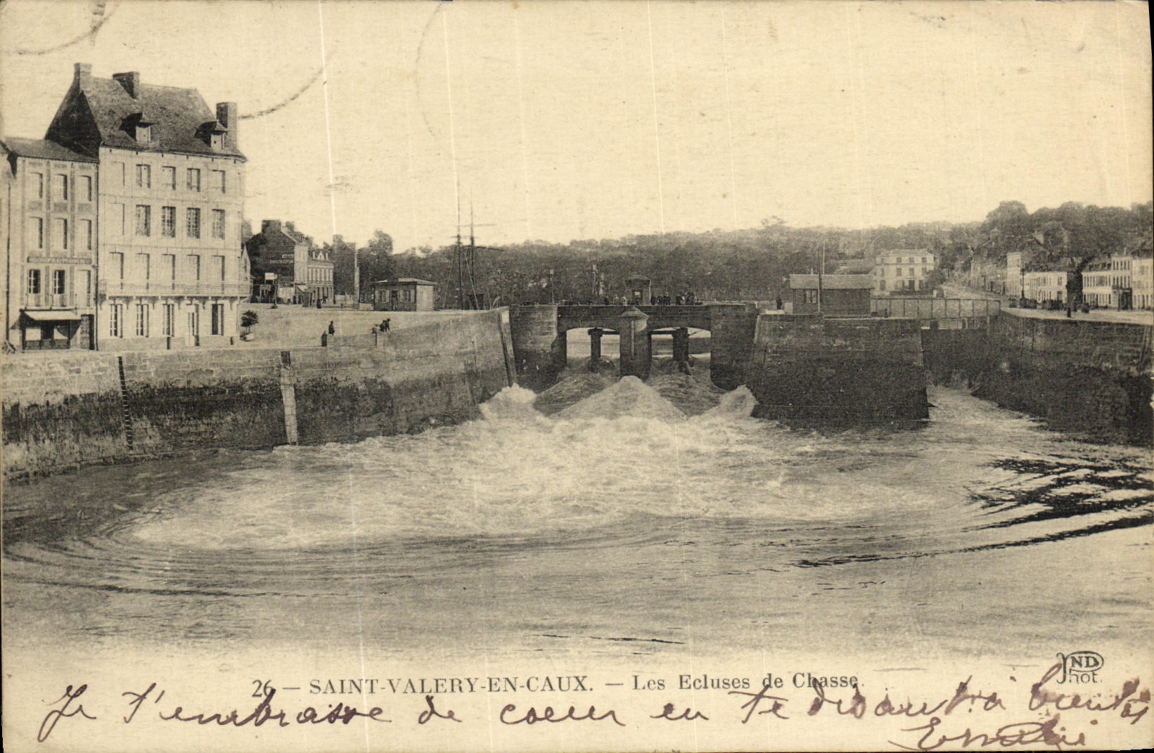 CPA Saint Valery en Caux Les Ecluses de Chasse