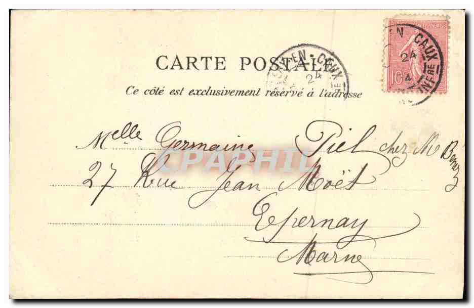 CPA Saint Valery en Caux Avenue du bois d Etammare Femmes — Rückseite