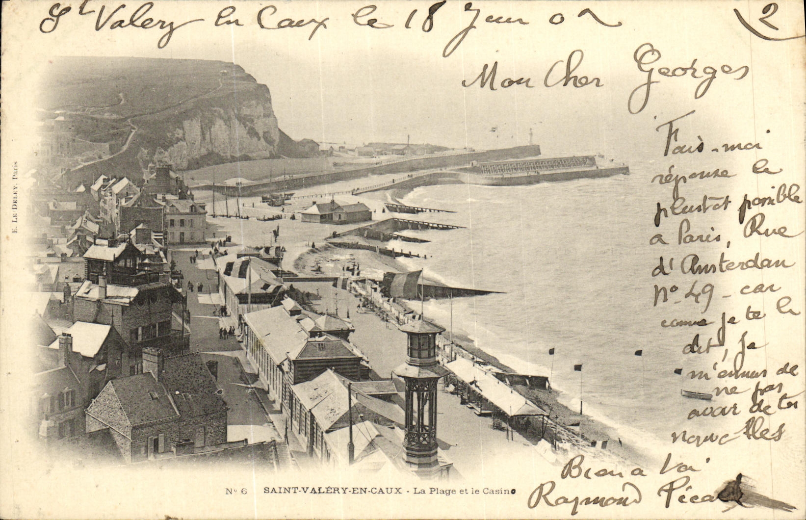 CPA Saint Valery en Caux La Plage et la Casino
