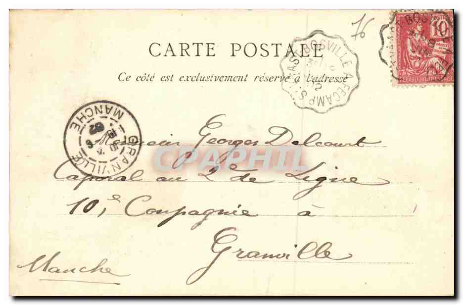 CPA Saint Valery en Caux La Plage et la Casino — Rückseite