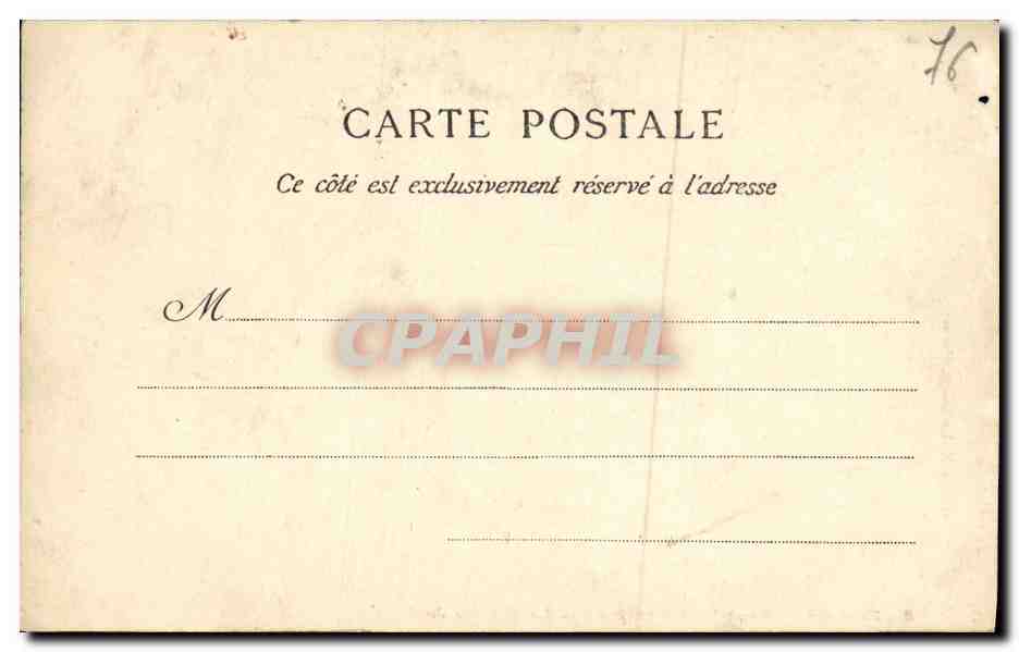 CPA Environs de Saint Valery en Caux Le Chateau de Cany — Rückseite