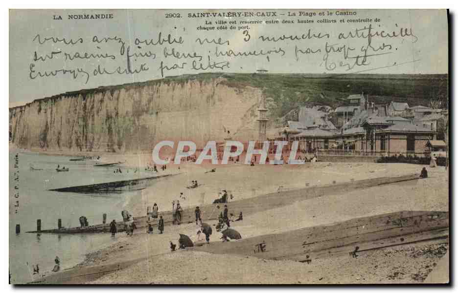 CPA Saint Valery en Caux La Plage et le Casino