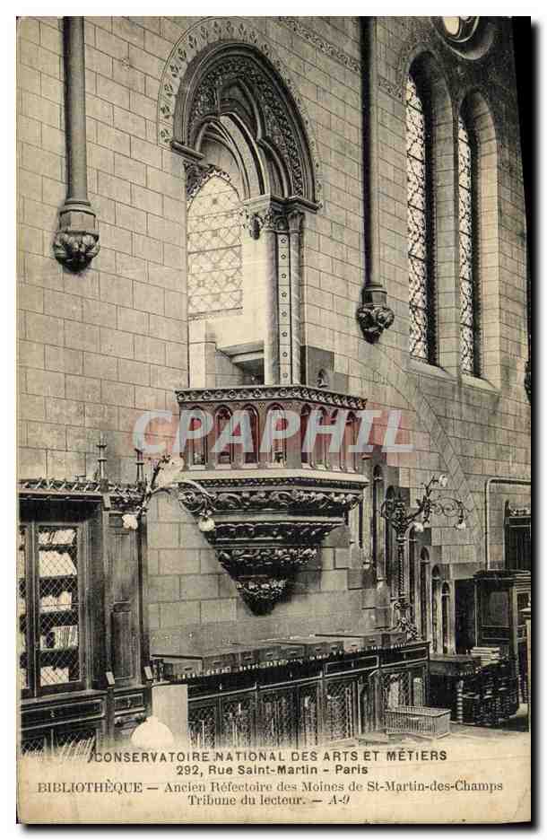 CPA Conservatoire National des Arts et Metiers Rue Saint Martin Paris Tribune du lecteur