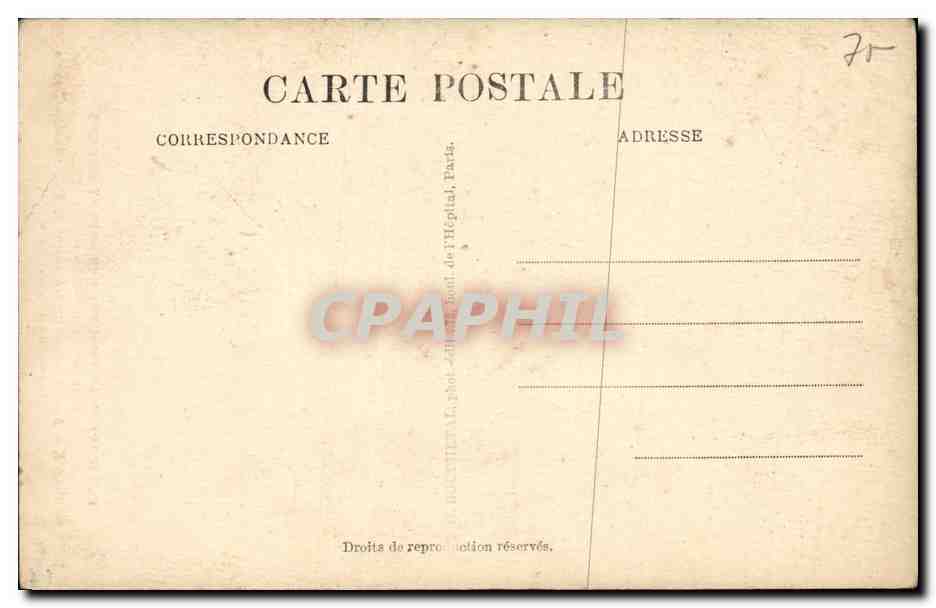 CPA Conservatoire National des Arts et Metiers Rue Saint Martin Paris Tribune du lecteur — Rückseite