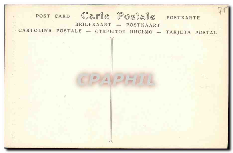 CPA Paris Avenue de l Alma Eglise Americaine  — Rückseite
