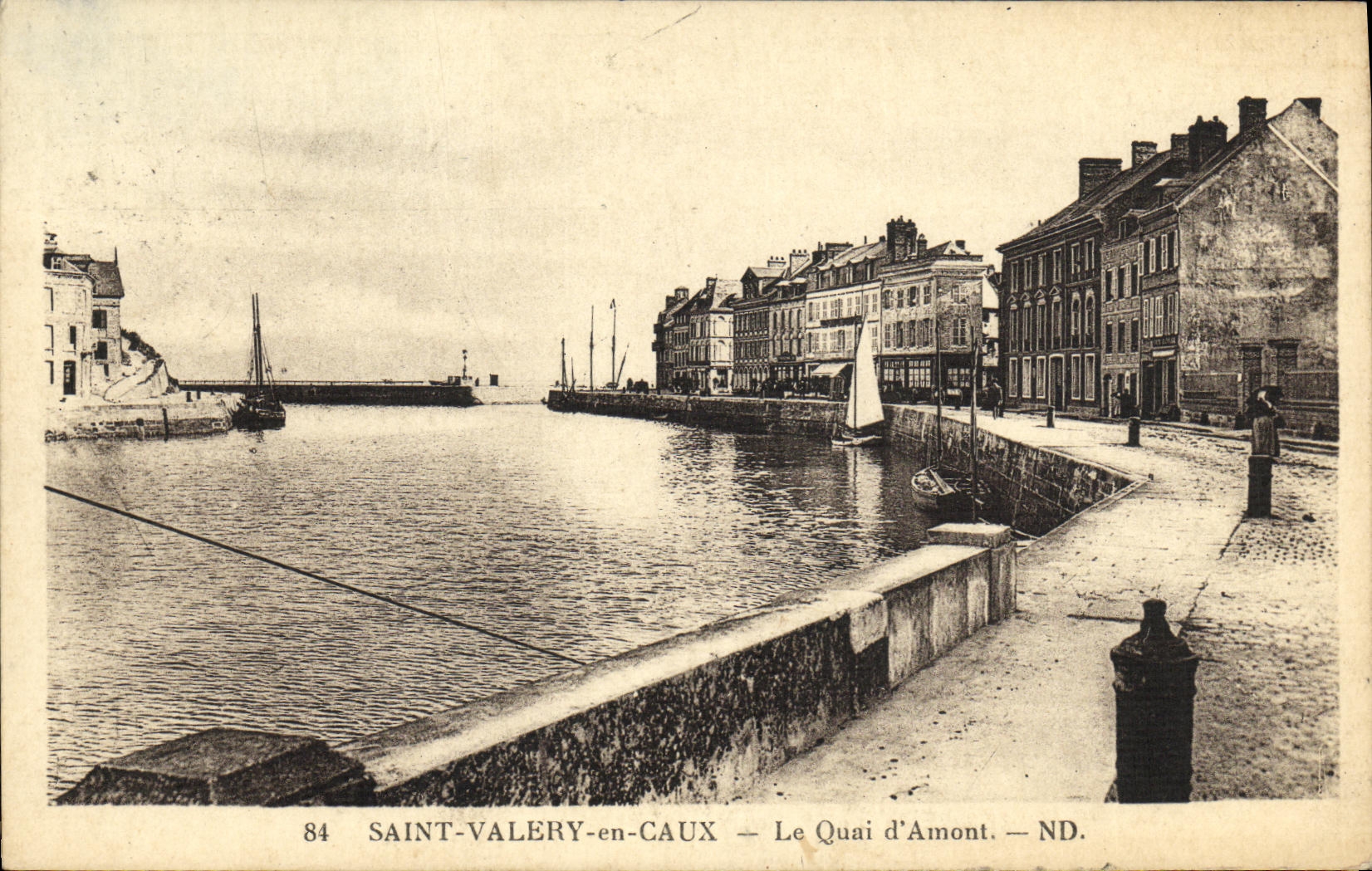 CPA Saint Valery en Caux Quai d Amont 