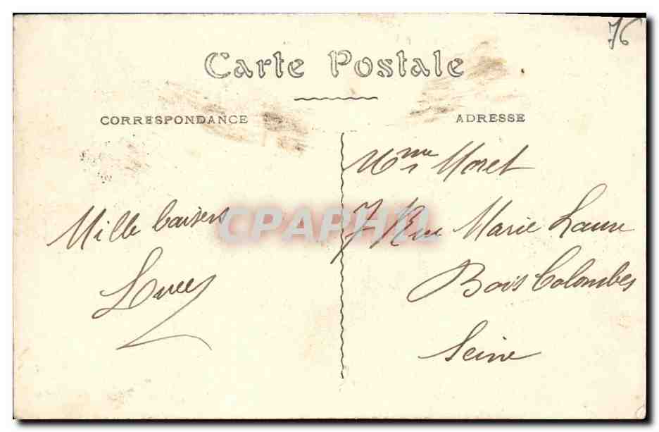 CPA Saint Valery La Jetee d amont — Rückseite