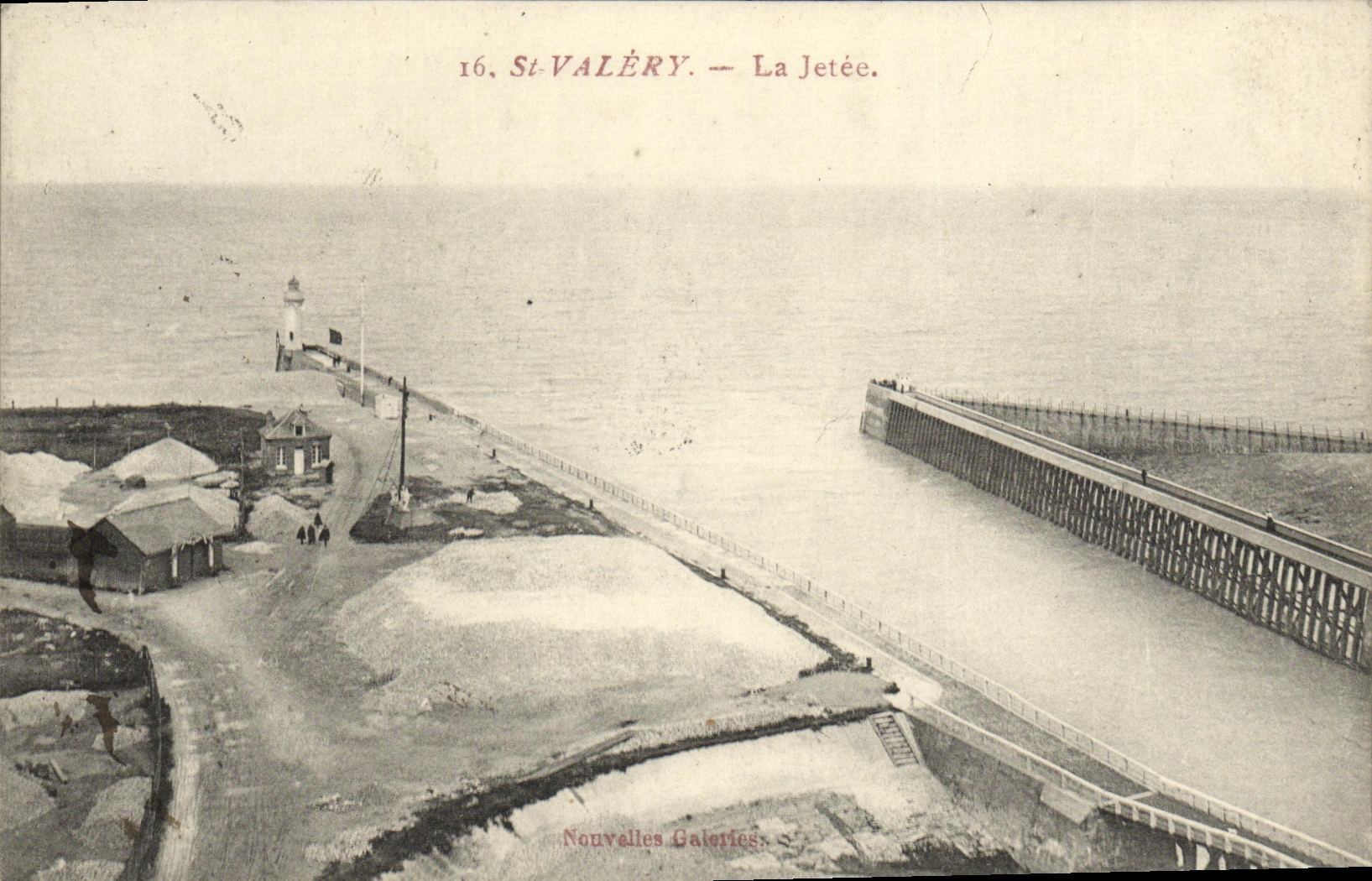CPA St Valery La Jetee