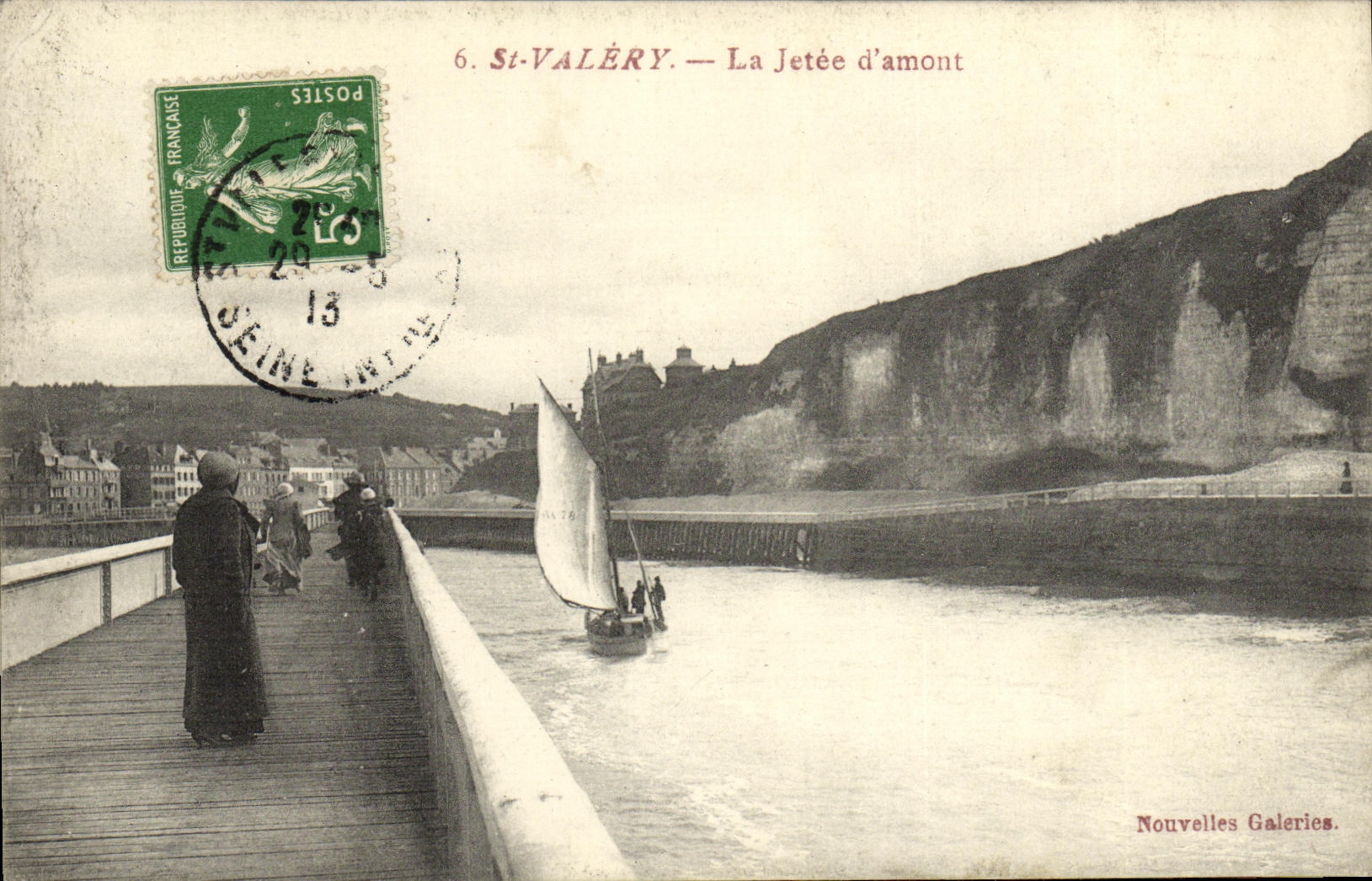 CPA St Valery La Jetee d amont