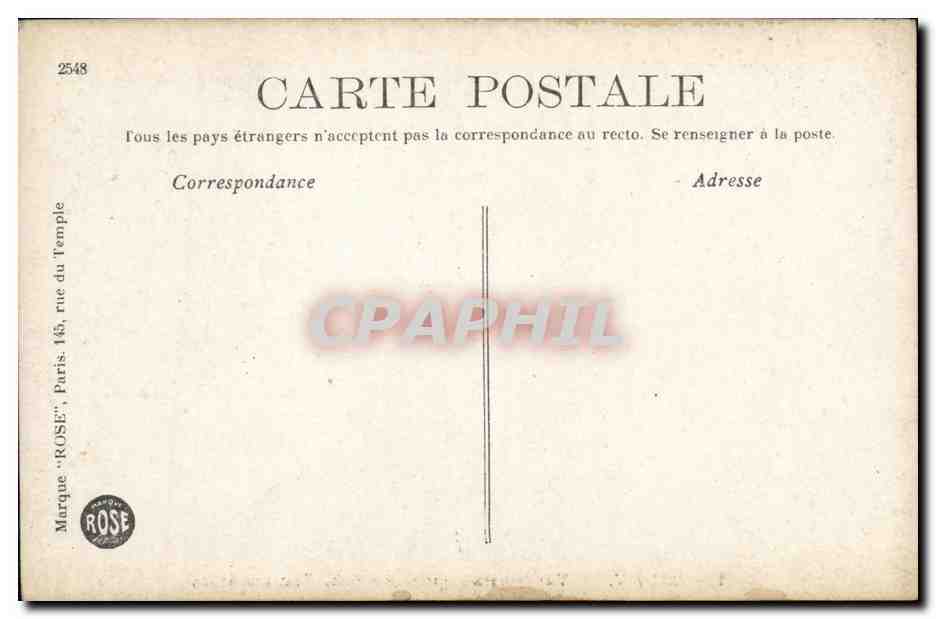CPA Rouen Vue generale Prise du Pont Transbordeur  — Verso