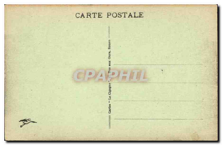 CPA Rouen Vue generale prise du Transbordeur  — Verso