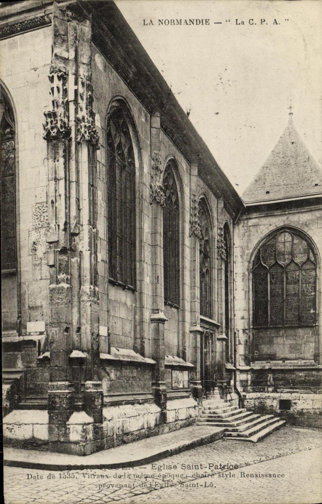 CPA Rouen Eglise Saint Patrice 