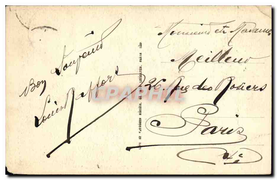 CPA Rouen Vue prise du Transbordeur  — Verso
