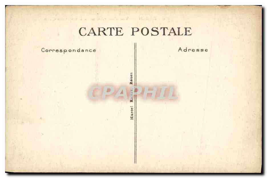 CPA Rouen Vue d ensemble de la Seine et des Quais  — Verso