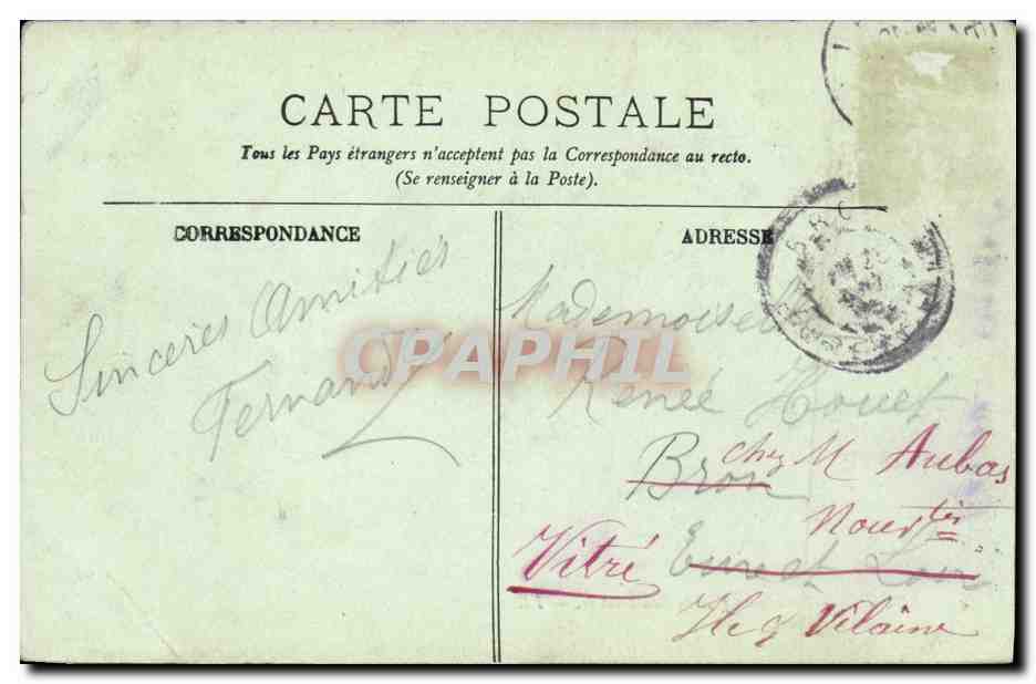 CPA Rouen Panorama pris de Bon Secours  — Verso