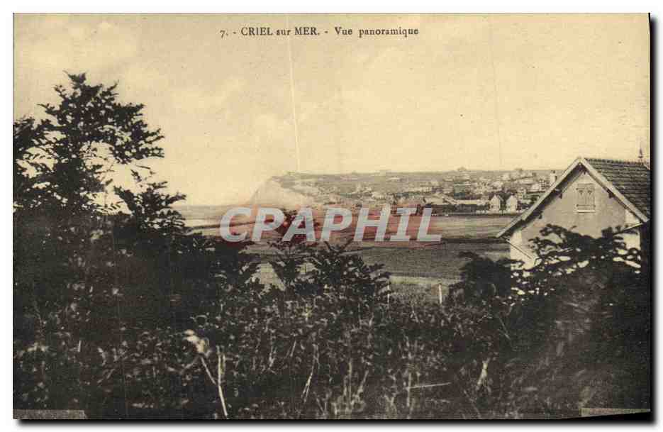 CPA Criel Plage Vue panoramique