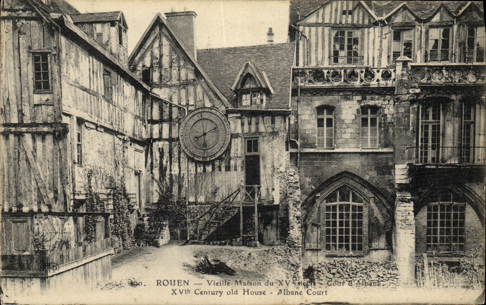 CPA Rouen Vieille maison du 15eme