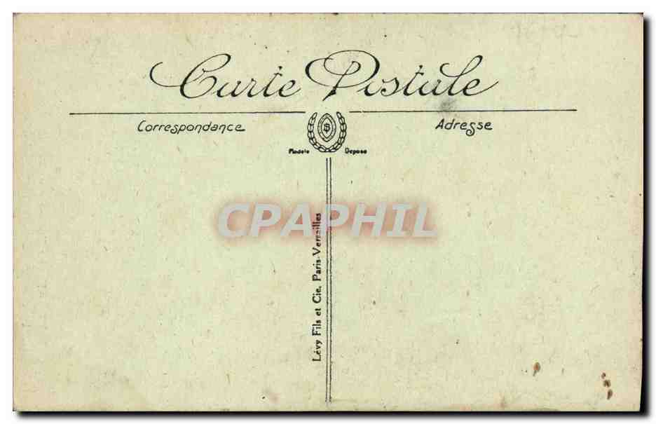 CPA Rouen Rue Saint Romain Vieilles maisons et vieille fontaine — Verso