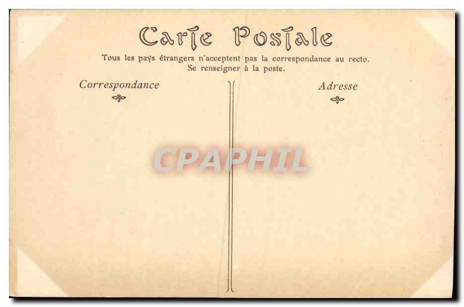 CPA Rouen La Rue Damiette  — Rückseite