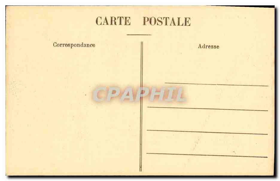 CPA Rouen Palais de Justice Cour interieure — Verso