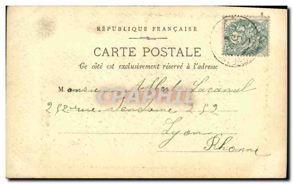 CPA Rouen Impasse du petit salut — Verso