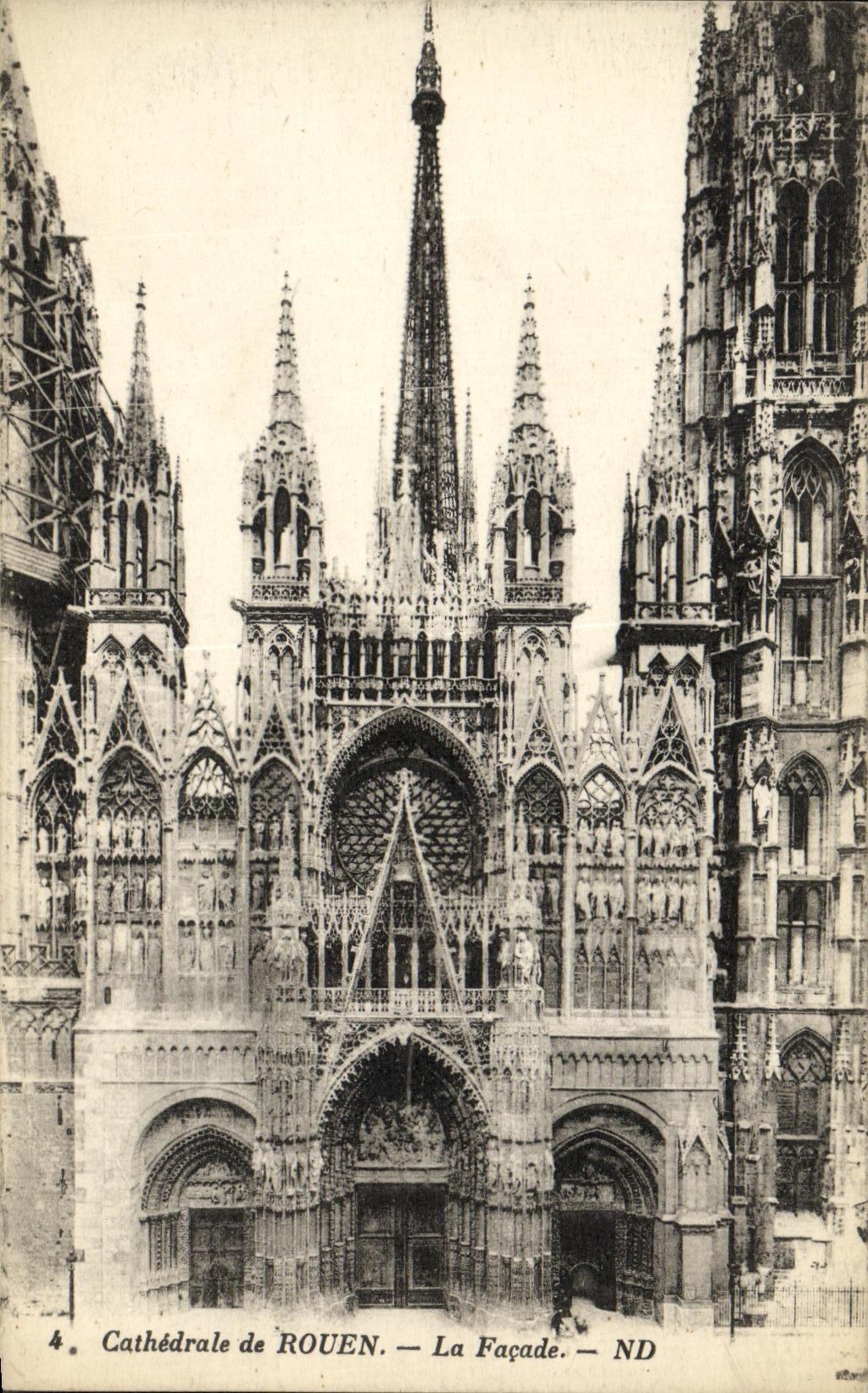 CPA Cathedrale de Rouen La Facade 