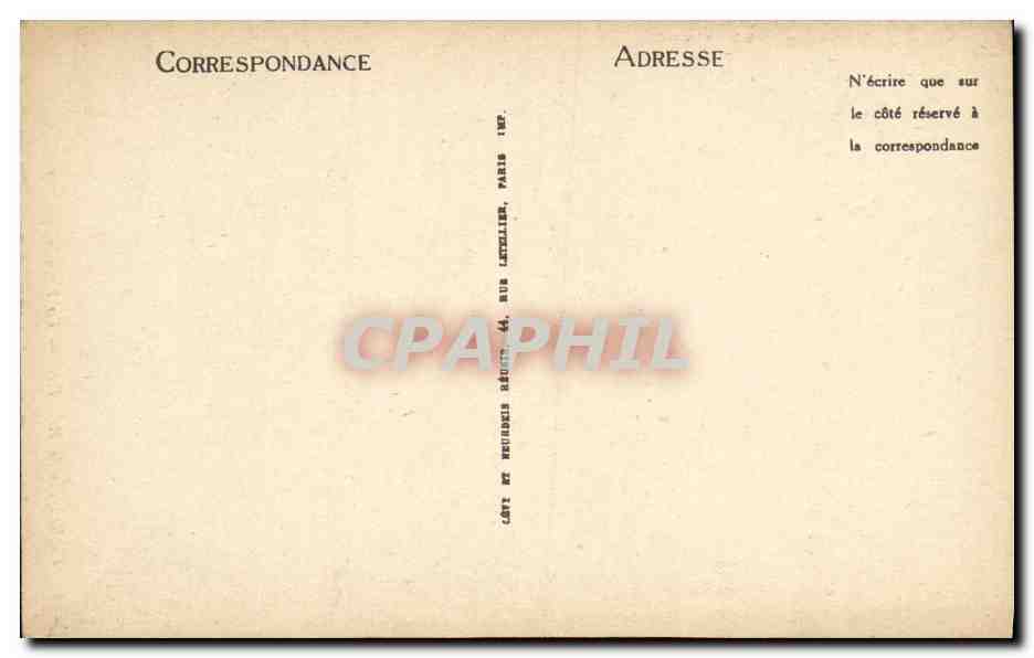 CPA Cathedrale de Rouen La Facade  — Verso
