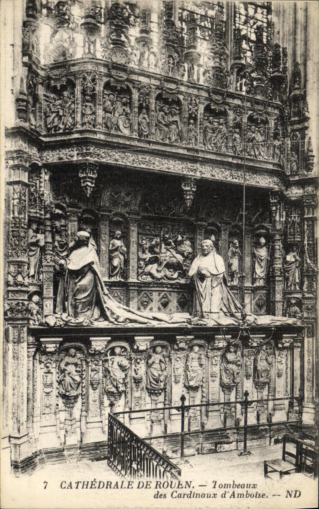 CPA Cathedrale de Rouen Tombeaux des cardinaux d Amboise