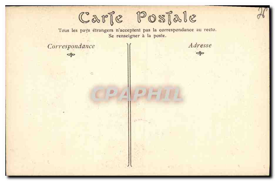 CPA Rouen L Eglise Saint Ouen  — Verso