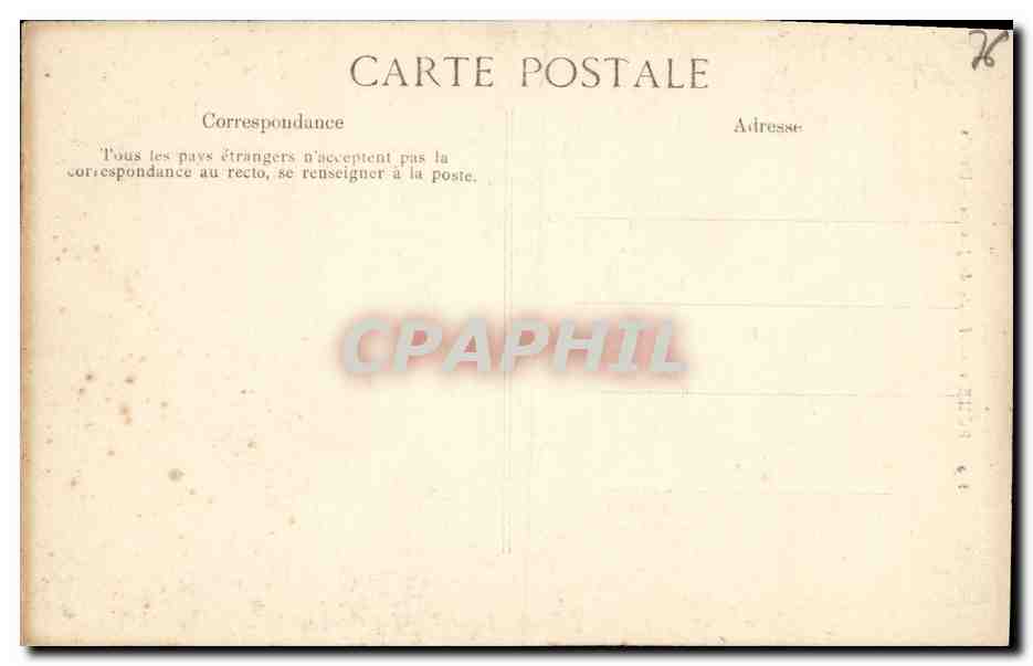 CPA Rouen Palais de Justice Details  — Verso