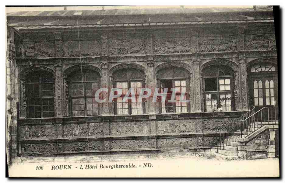 CPA Rouen L Hotel Bourgtheroulde 