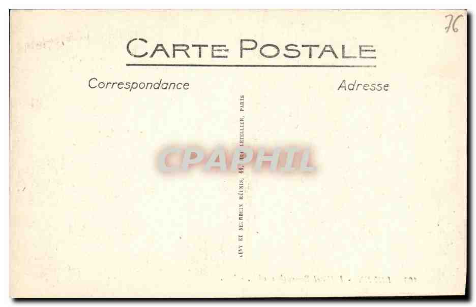 CPA Rouen L Hotel Bourgtheroulde  — Back