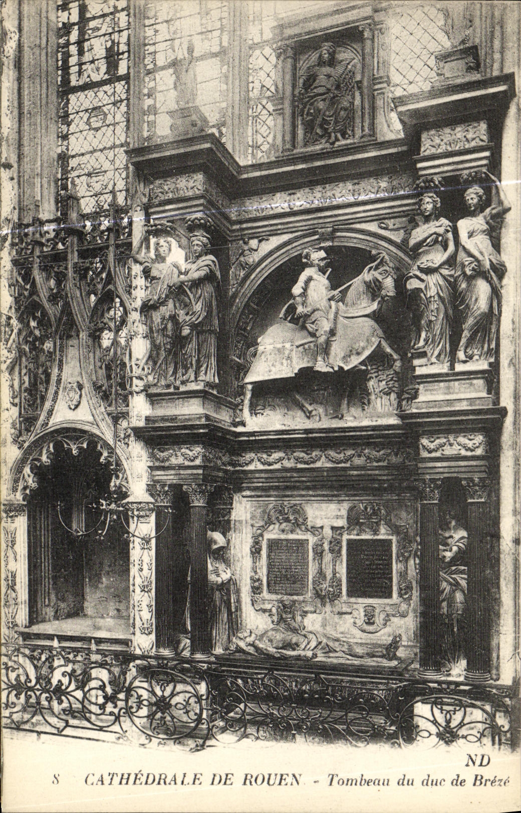 CPA Cathedrale de Rouen Tombeau du duc de Breze