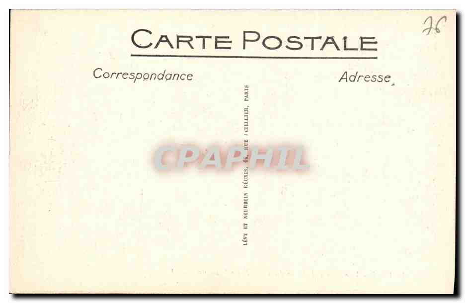CPA Rouen Vue Generale prise du Pont Transbordeur  — Verso
