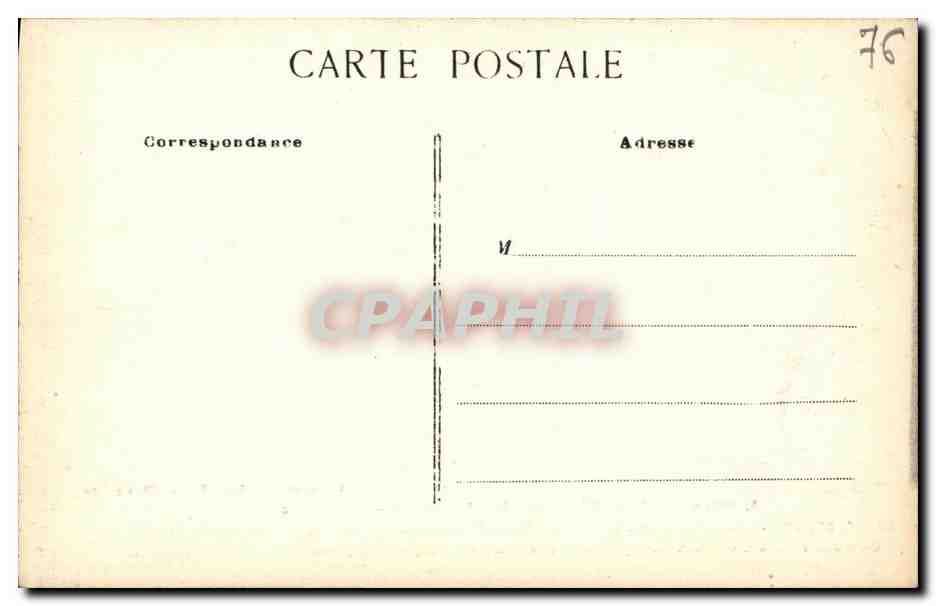 CPA Rouen Musee departemental d antiquites Galerie Cochet Vitrail Moise ou Aaron Trompettes de Jericho — Verso
