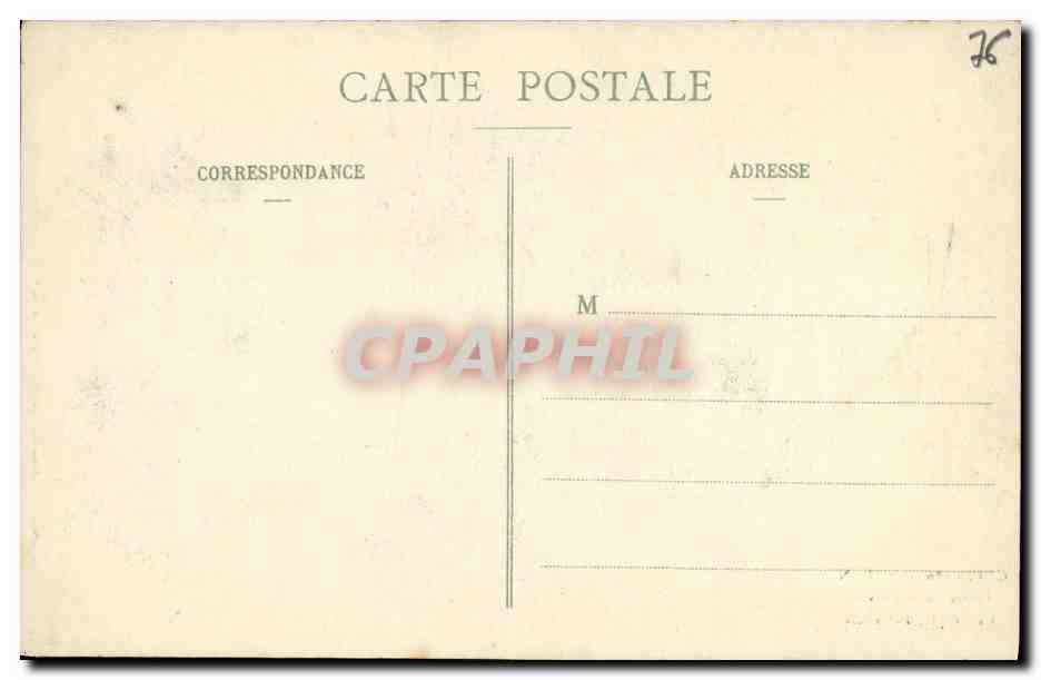 CPA Rouen Eglise Saint Gervais La crypte — Verso