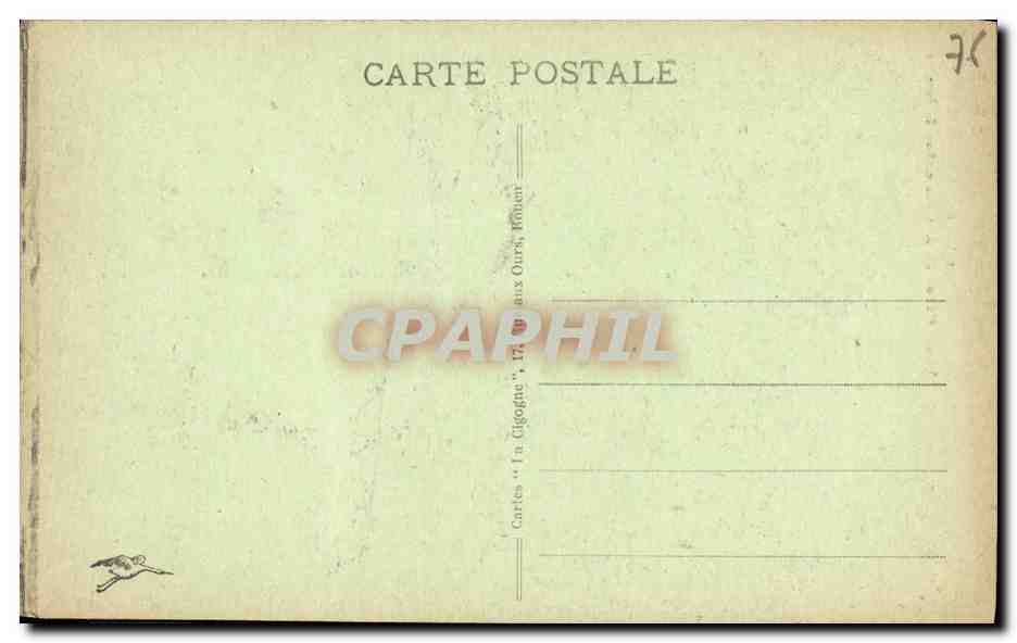 CPA Rouen Vieille Maison du 15eme Rue St Romain  — Rückseite