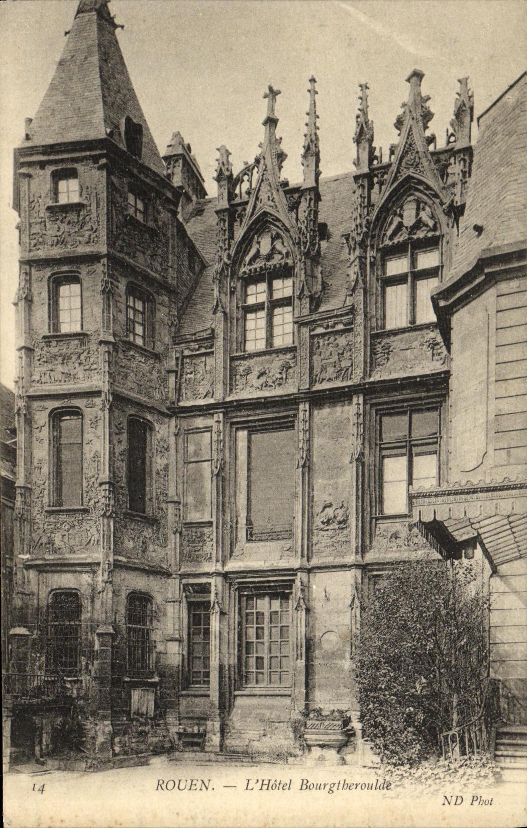 CPA Rouen L Hotel Bourgtheroulde