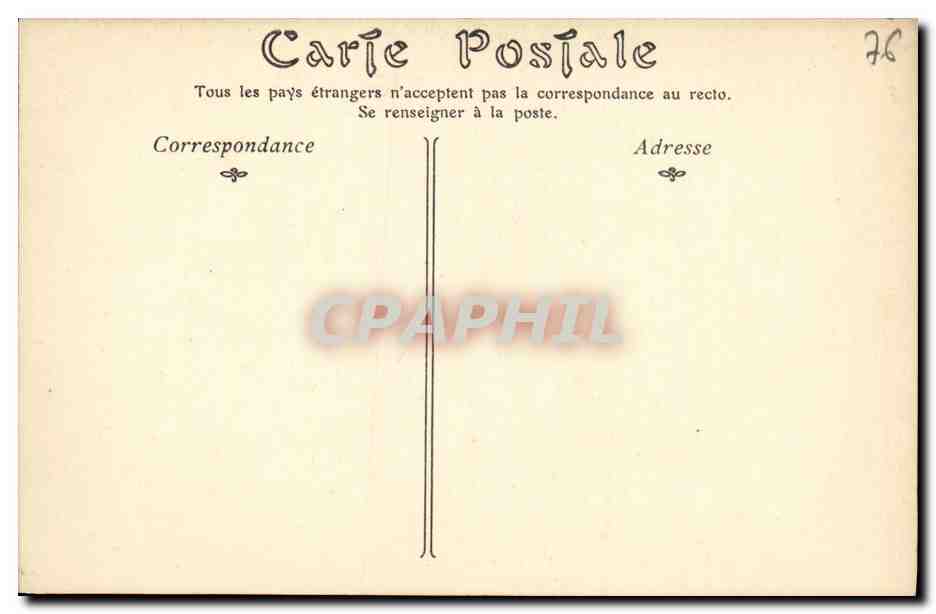 CPA Rouen Aitres De Saint Maclou Ancien Charnier du 16eme — Verso