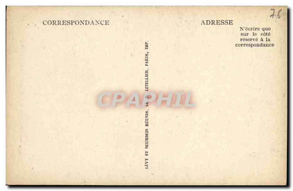 CPA Rouen Maison Saint Amand — Verso