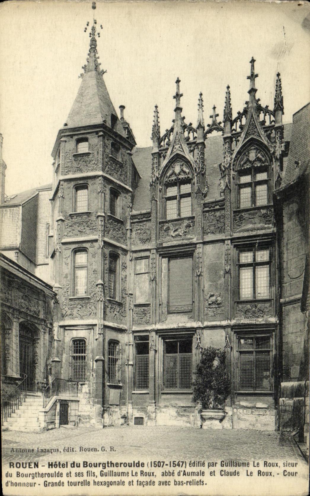 CPA Rouen Hotel du Bourgtheroulde