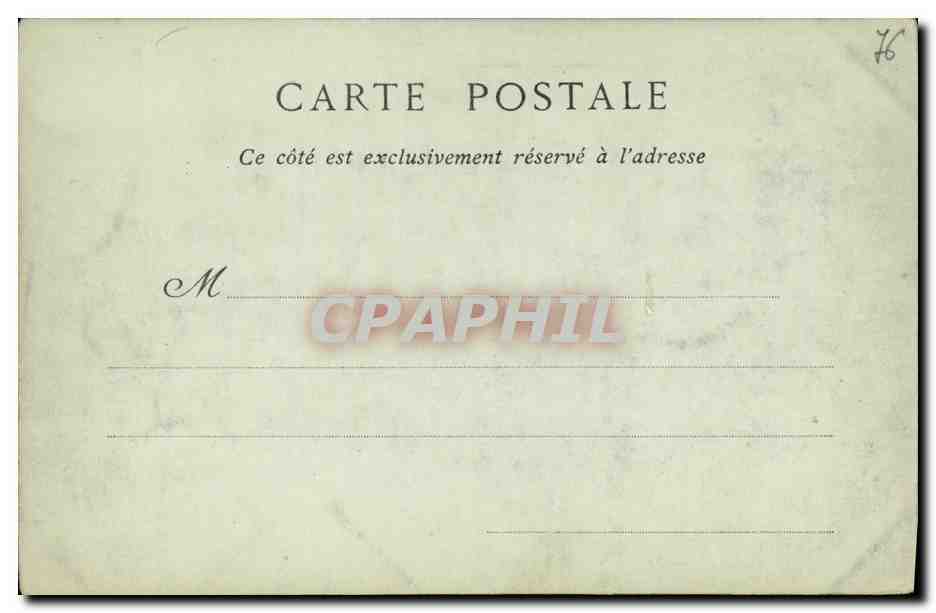 CPA Rouen Le Musee de Peinture — Rückseite