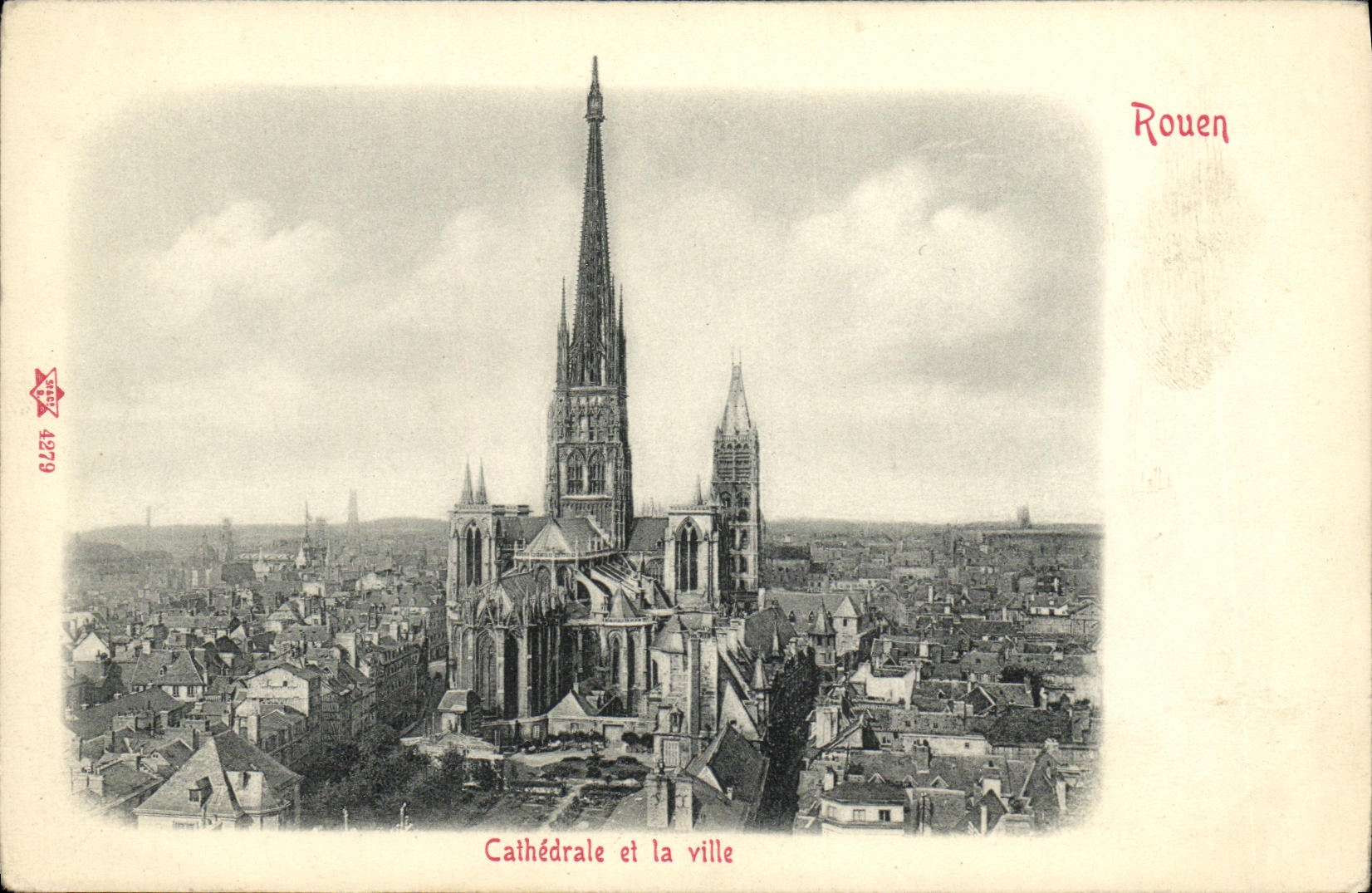CPA Rouen Cathedrale et la Ville